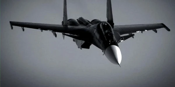 Avion SU 30M foto captură telegram jpg