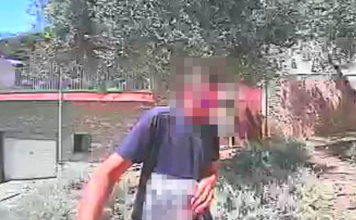 Soneria video a capturat o imagine a suspectului FOTO: captura camera supraveghere