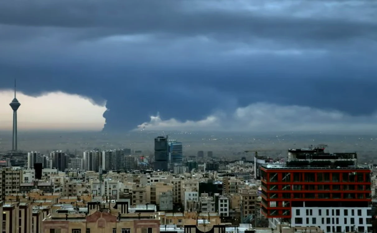 Nor toxic deasupra Teheranului  FOTO: getty images