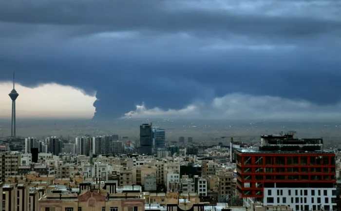 Nor toxic deasupra Teheranului  FOTO: getty images