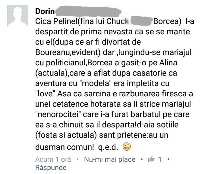 Captură Facebook
