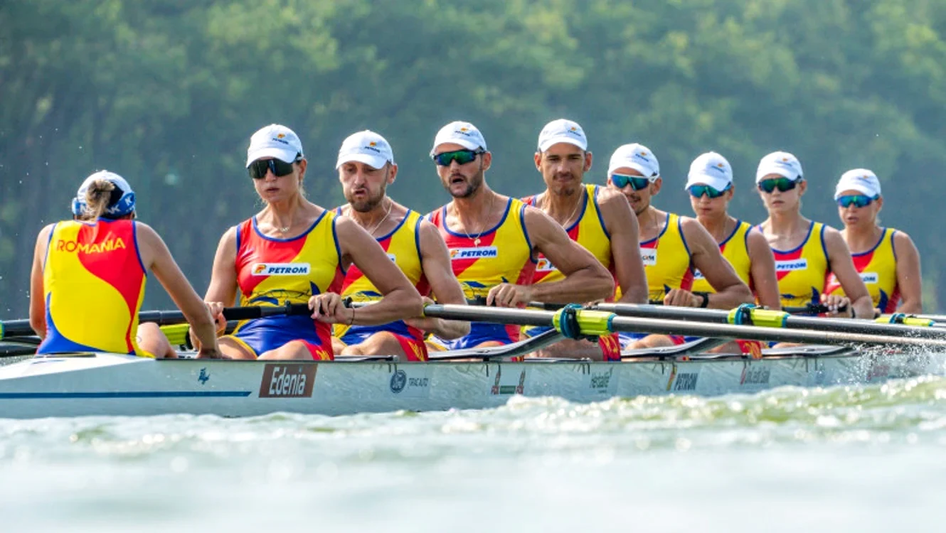 Prima medalie de aur pentru un echipaj de 8+1 mixt la Campionatul Mondial de Canotaj Foto/FRC