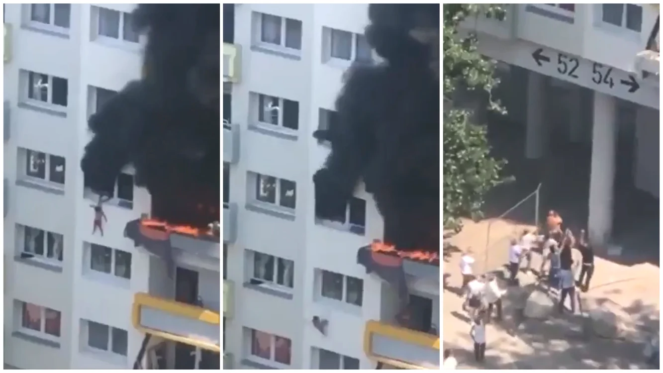 Cei doi copii au scăpat cu răni ușoare. FOTO: captură video X/@Soulefacts