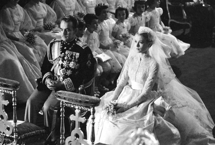 Nunța Prințului Rainier de Monaco cu Grace Kelly (19 aprilie 1956).