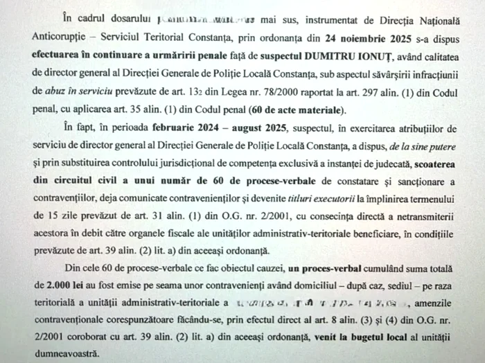 Documentul DNA 