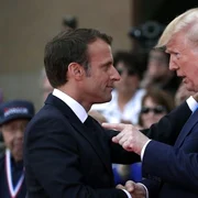 Au existat tensiuni între Donald Trump şi Emmanuel Macron  jpeg