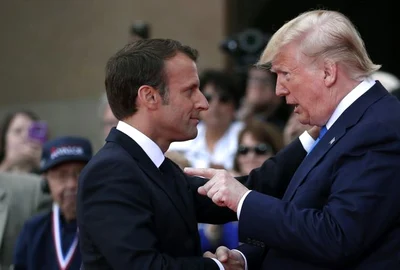 Au existat tensiuni între Donald Trump şi Emmanuel Macron  jpeg
