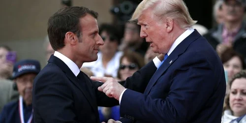 Au existat tensiuni între Donald Trump şi Emmanuel Macron  jpeg