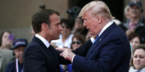 Au existat tensiuni între Donald Trump şi Emmanuel Macron  jpeg