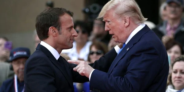 Au existat tensiuni între Donald Trump şi Emmanuel Macron  jpeg