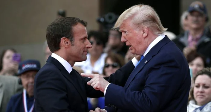 Emmanuel Macron spune că UE trebuie să reacţioneze la ameninţările lui Donald Trump. Foto AFP