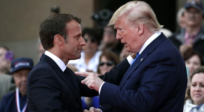 Macron și Trump au discutat despre relațiile economice între SUA și Europa FOTO Arhivă
