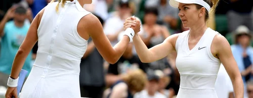 Simona Halep contra Victoriei Azarenka la Wimbledon 2019 FOTO EPA-EFE