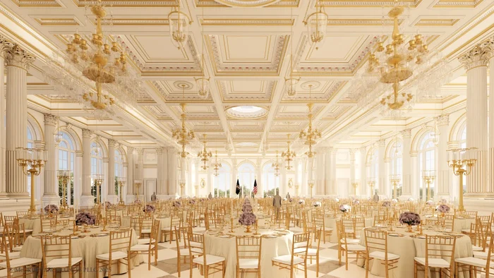 Noua clădire urmează să aibă o capacitate de 650 de persoane Foto: Casa Albă
