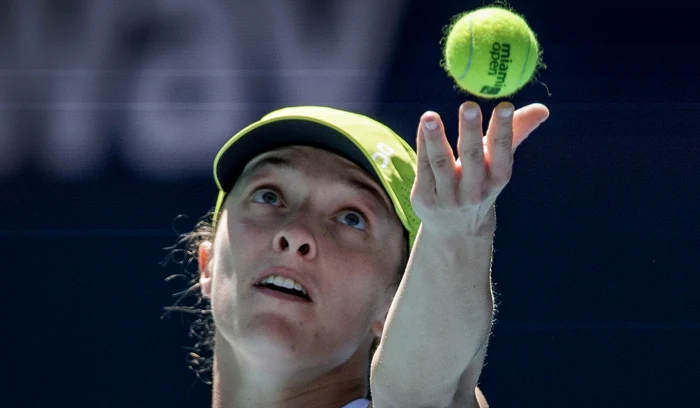 Iga Świątek, hărțuită de un individ la Miami (FOTO: EPA)