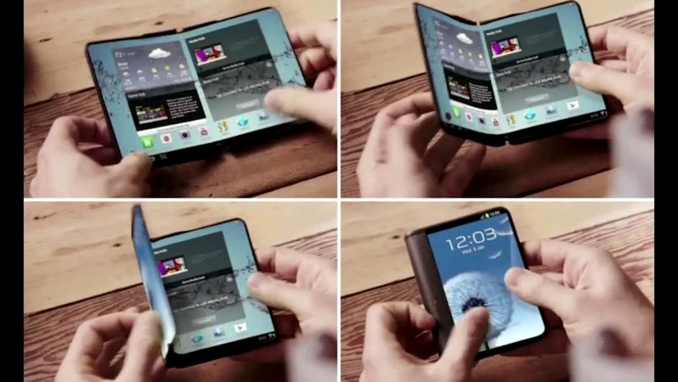 Telefonul pliabil ar putea avea şi un ecran exterior, mai mic Foto: foto techarena.com