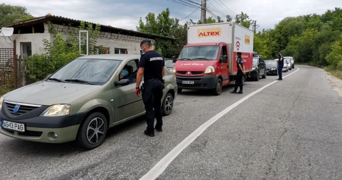 Filterele au fost instituite în această dimineaţă. Foto IJJ Argeş