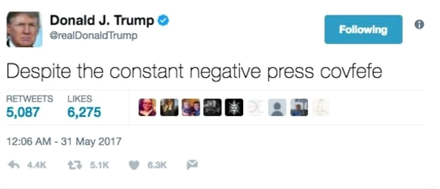 Covfefe Twitter