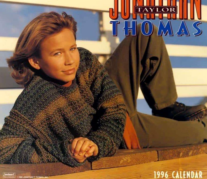 Jonathan Taylor Thomas, într-un calendar din 1996. FOTO bing.com