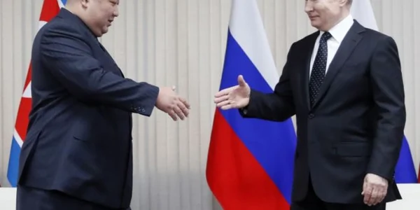 reancarcare Kim Jong un şi Vladimir Putin la summitul bilateral de la Vladivostok în Rusia FOTO EPA EFE