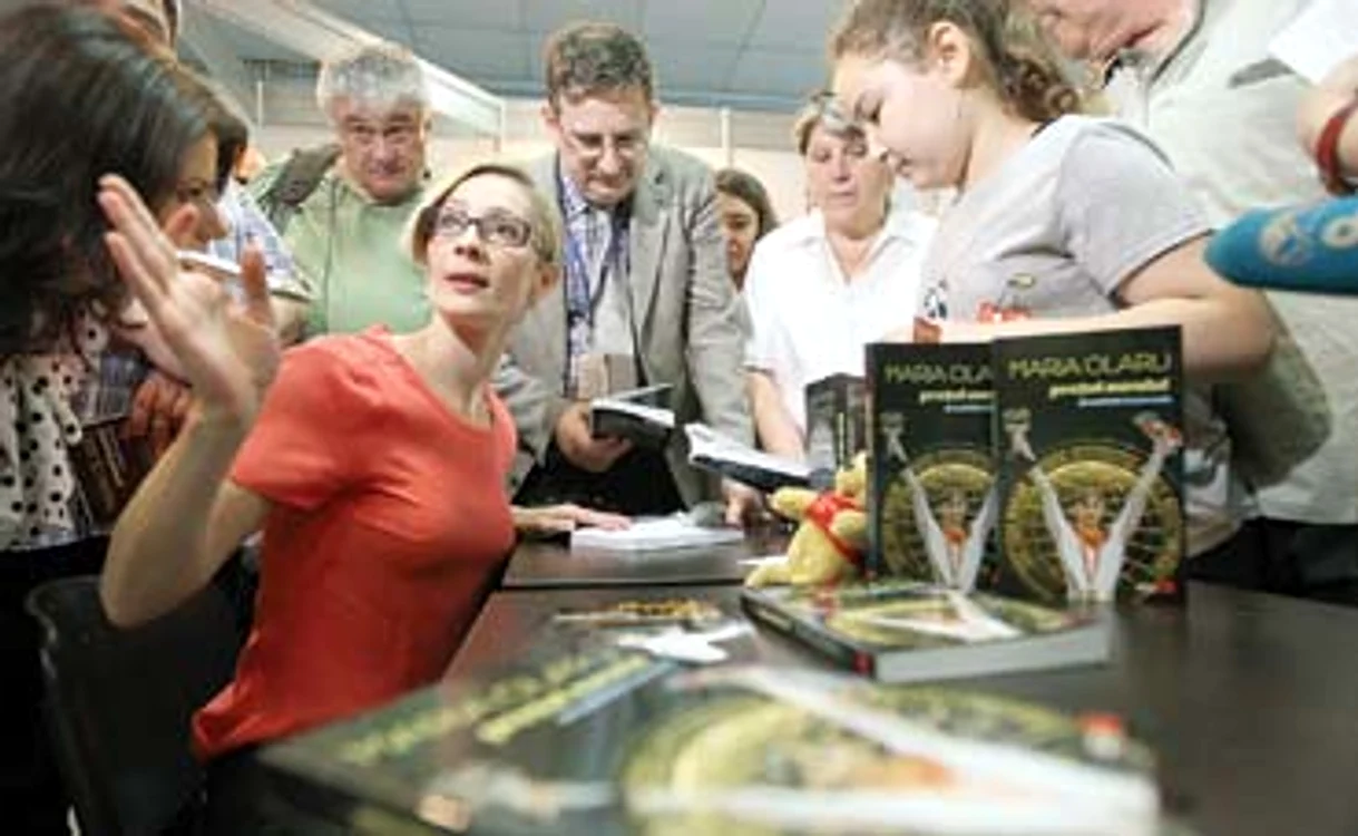 Maria Olaru şi-a lansat cartea sâmbăta trecutăFoto: David Muntean
