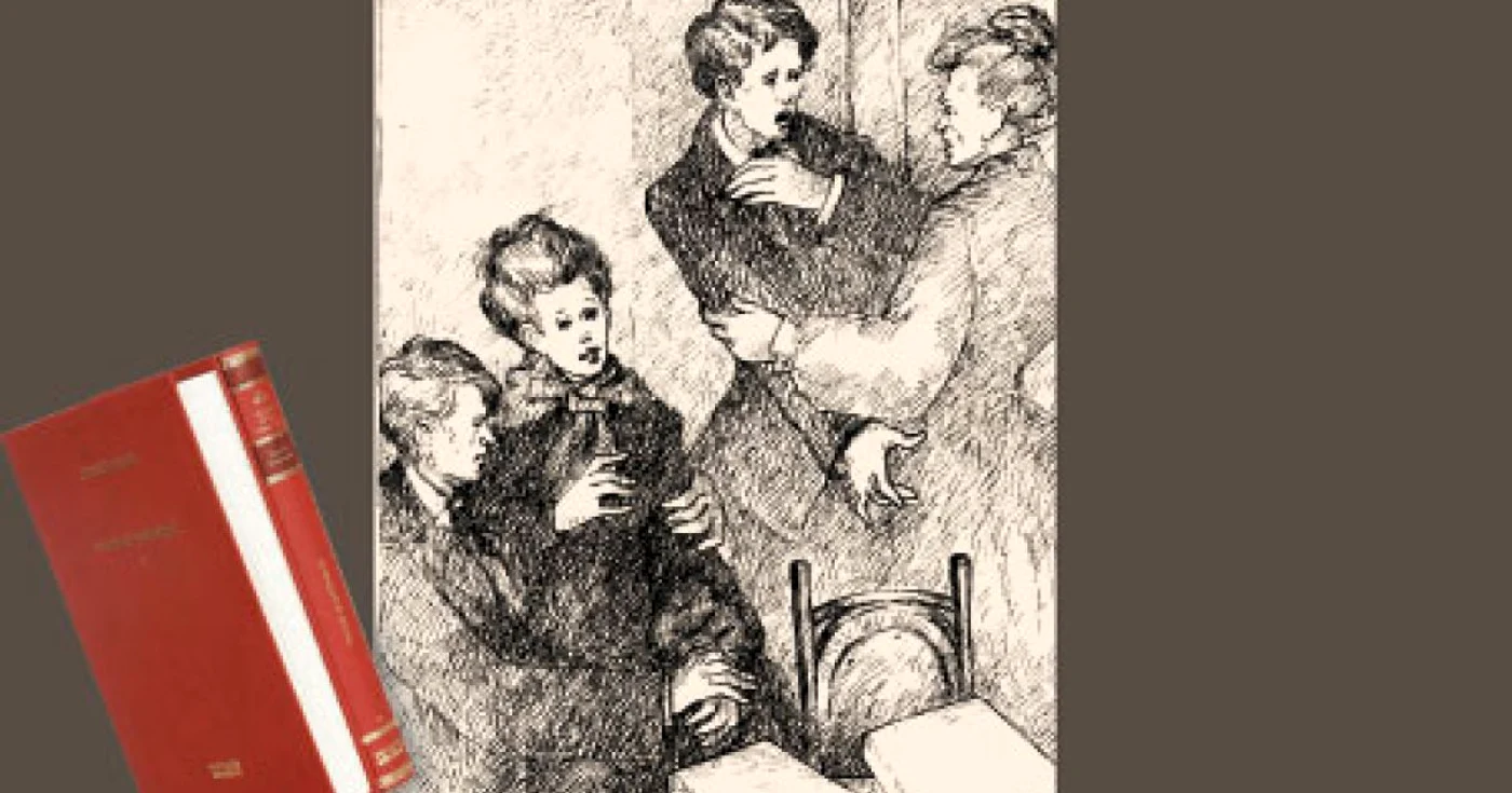 Ilustraţie din volumul publicat de Editura Adevărul