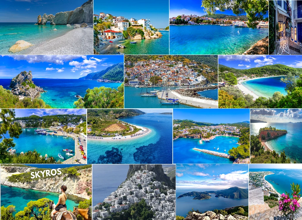 Colaj vizual cu paradisurile ascunse din Grecia insulară - DMS