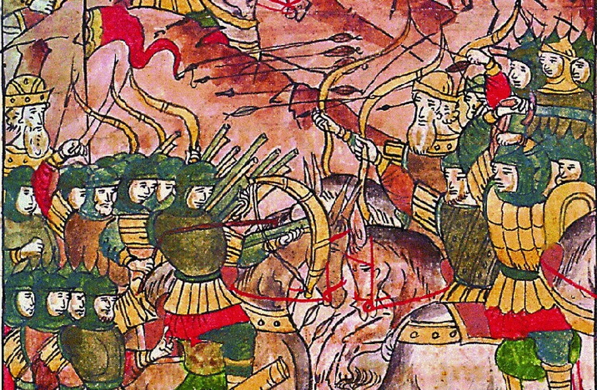 Bătălia de la râul Vorskla. Miniatură din Cronica Ilustrată a lui Ivan cel Groaznic (© Wikimedia Commons)