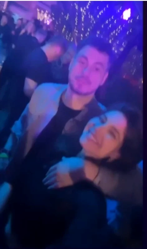 Cristina Ich și Alex Pițurcă în club Sursa: Instagram  