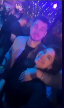 Cristina Ich și Alex Pițurcă în club Sursa: Instagram  