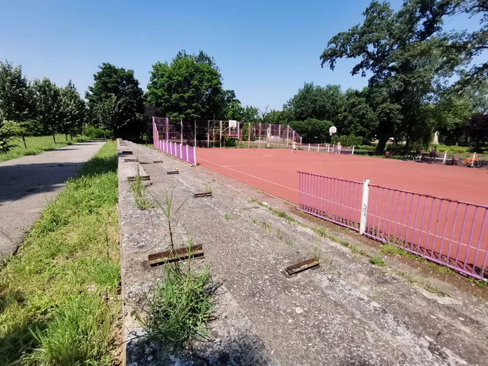 Potențialul unui teren de sport din Parcul Regina Maria FOTO Ștefan Both