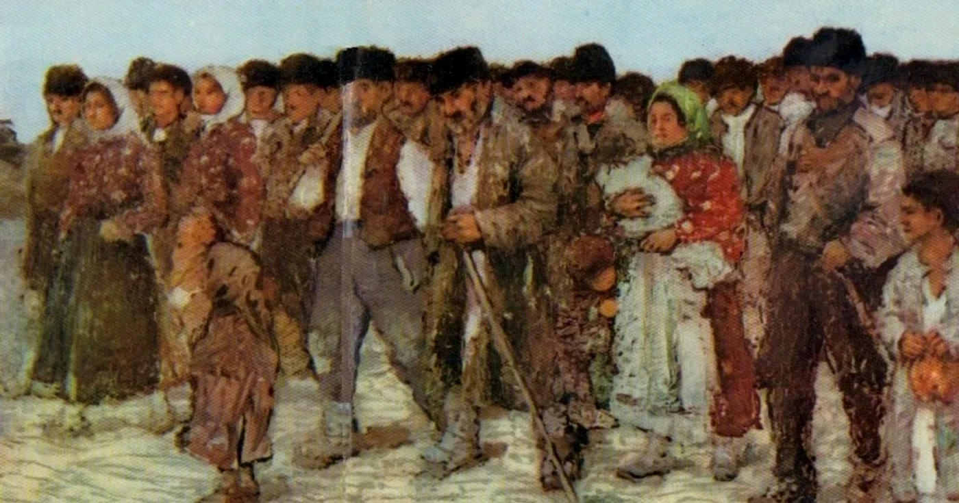 „La împărţitul porumbului“ (1905)
