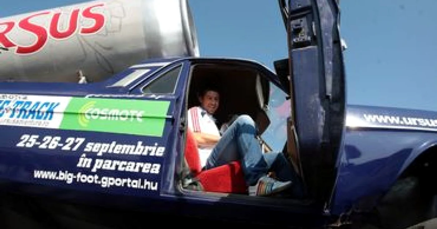 Cluj: Bogdan Mara, pilot pe „monster-truck”