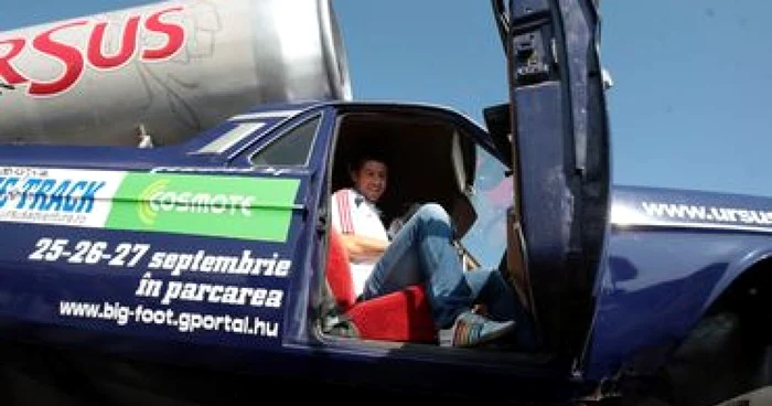 Cluj: Bogdan Mara, pilot pe „monster-truck”