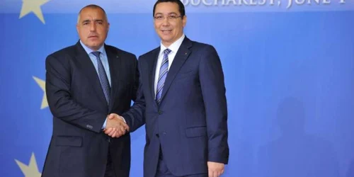 Premierul Victor Ponta și omologul bulgar, Boiko Borisov