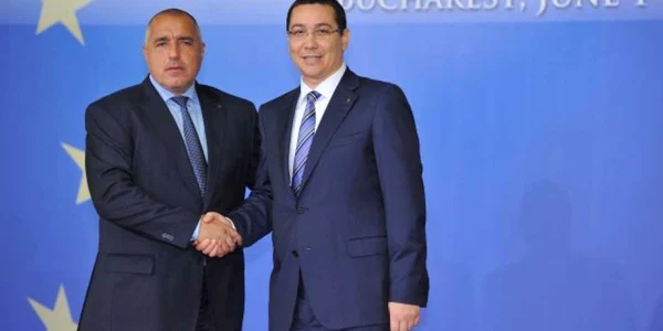 Premierul Victor Ponta și omologul bulgar, Boiko Borisov