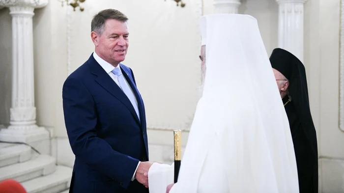 Preşedintele Klaus Iohannis s-a întâlnit cu Patriarhul Daniel Foto: News.ro