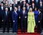 FOTO Profimedia Nicușor Dan, în spatele lui Trump la o fotografie de grup la Palatul Huis ten Bosch, în marja summitului NATO de la Haga