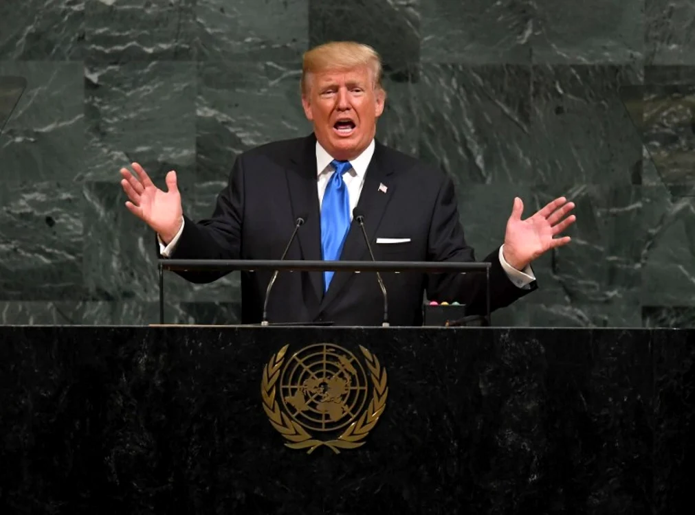 Donald Trump la ONU / FOTO AFP / 19 sep 2017