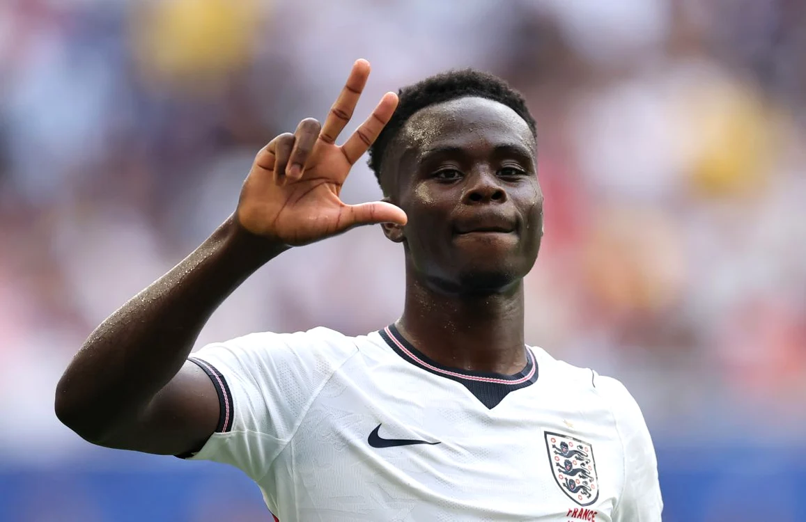 Saka a marcat trei goluri într-un meci incredibil (FOTO: Getty Images)