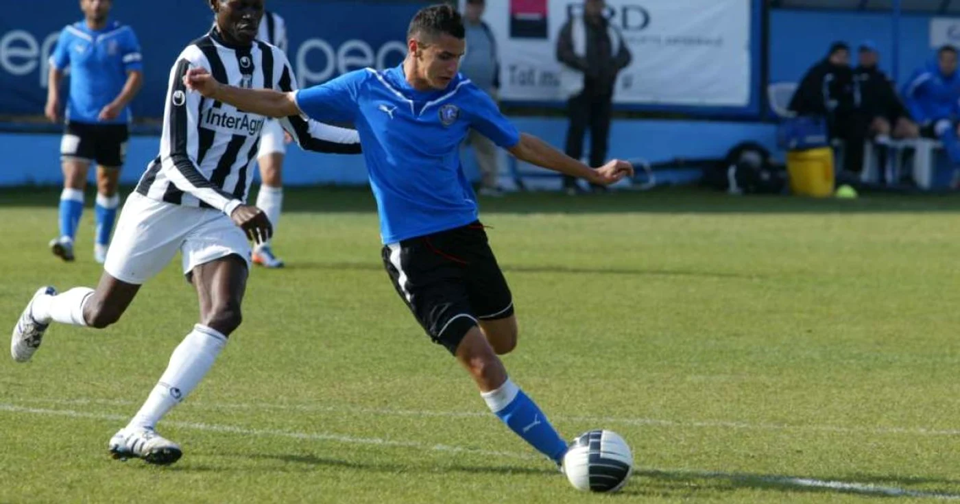 Romario Benzar, pe teren Foto: Academia Gheorghe Hagi
