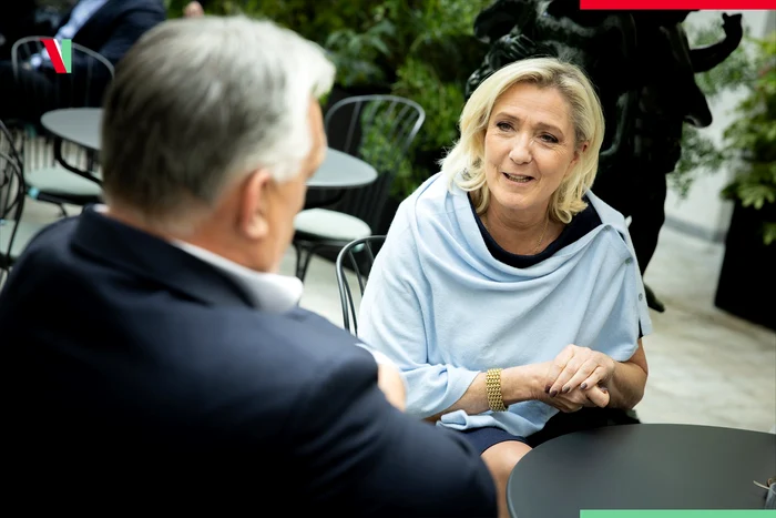 Orban a elogiat-o pe Marine Le Pen FOTO: Facebook