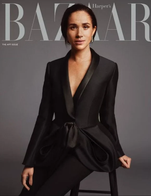 Meghan Markle a renunțat la machiaj într-o ședință foto pentru Harper's Bazaar