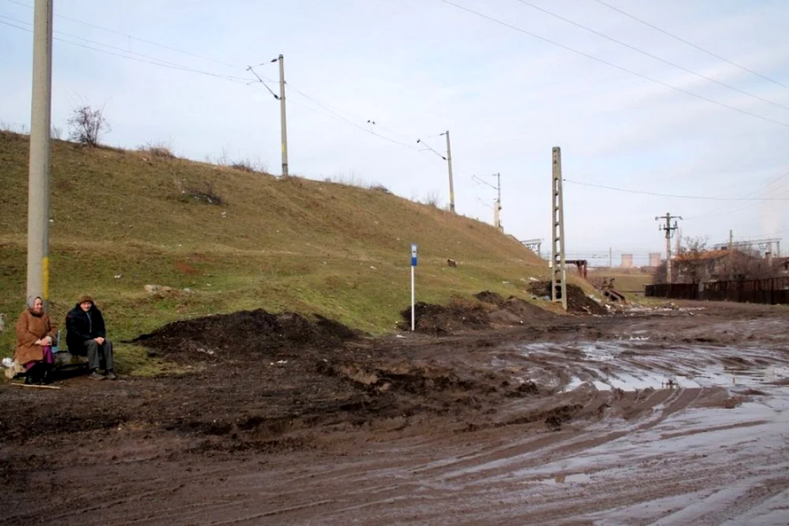 Dezastrul din zona străzii Castrului Roman din Galaţi FOTO C Crângan