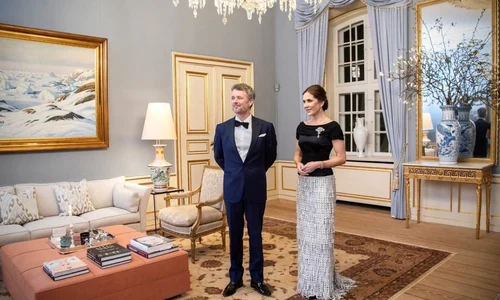 Regele Frederik și Regina Mary, dineu de stat la Palatul Amalienborg, Instagram (1) (1) jpg