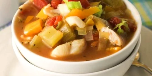 ciorba de macrou afumat