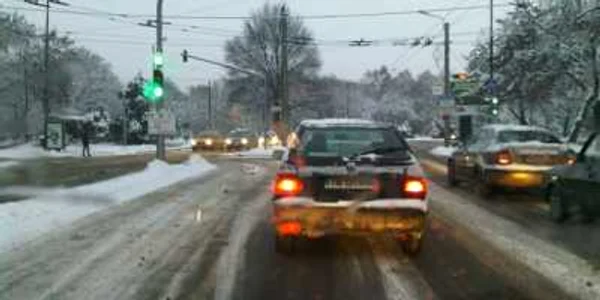 Zapadă în Timişoara