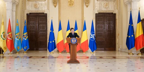 Nicușor Dan, conferință de presă la Palatul Cotroceni FOTO presidency.ro