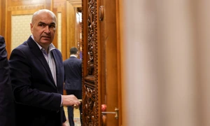 Reprezentanți ai PSD, PNL, USR, UDMR și ai minorităților naționale fac declarații de presă la finalul unei ședințe la Palatul Parlamentului, în București. FOTO Inquam Photos / Octav Ganea