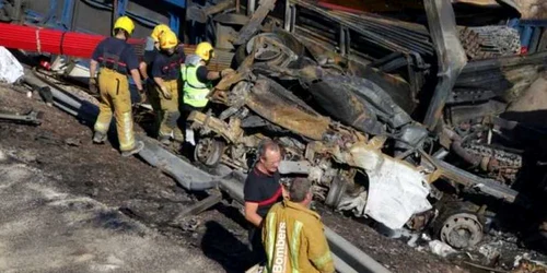 Opt români au murit într-un accident în Spania FOTO Levante/Loino 